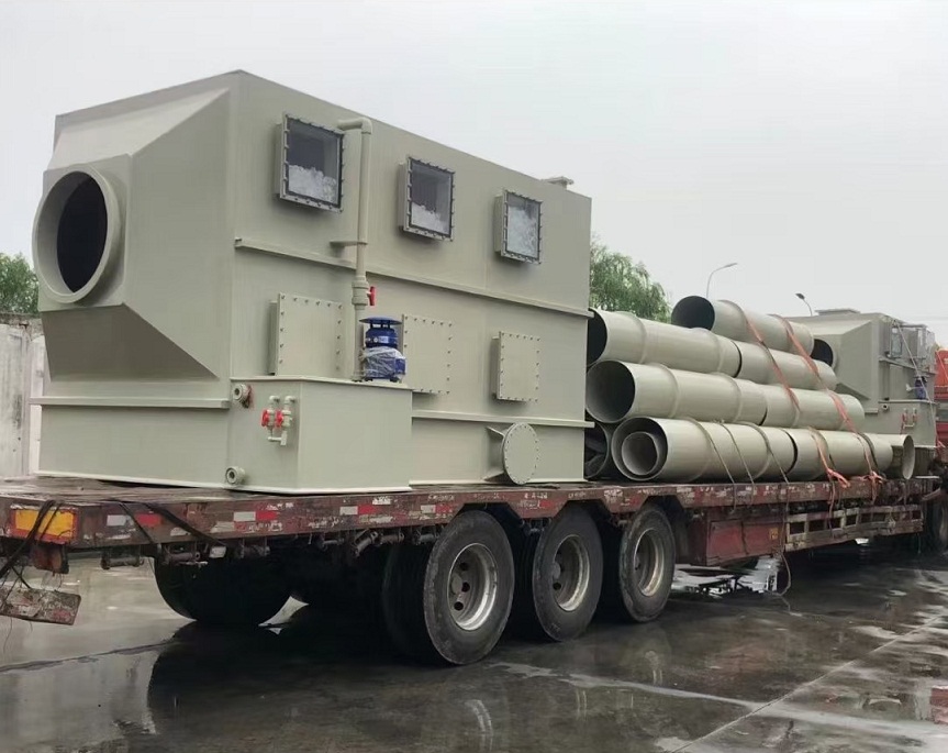 有机废气处理方案设计活性炭箱喷淋塔设计安装